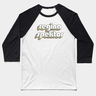 Regina Spektor / Rainbow Vintage Baseball T-Shirt